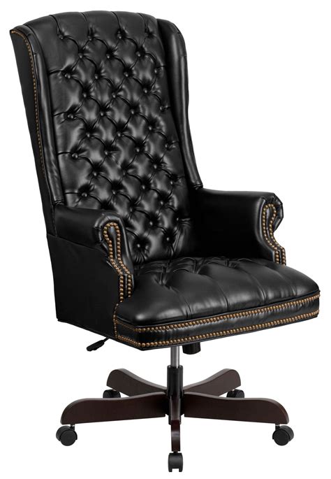 black executive office chair